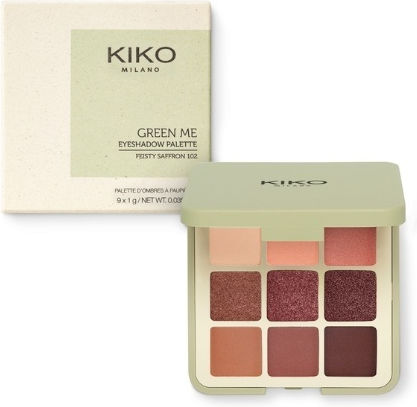 Kiko Milano Green Me Paletă cu Farduri de Pleoape Pudră Feisty Saffron