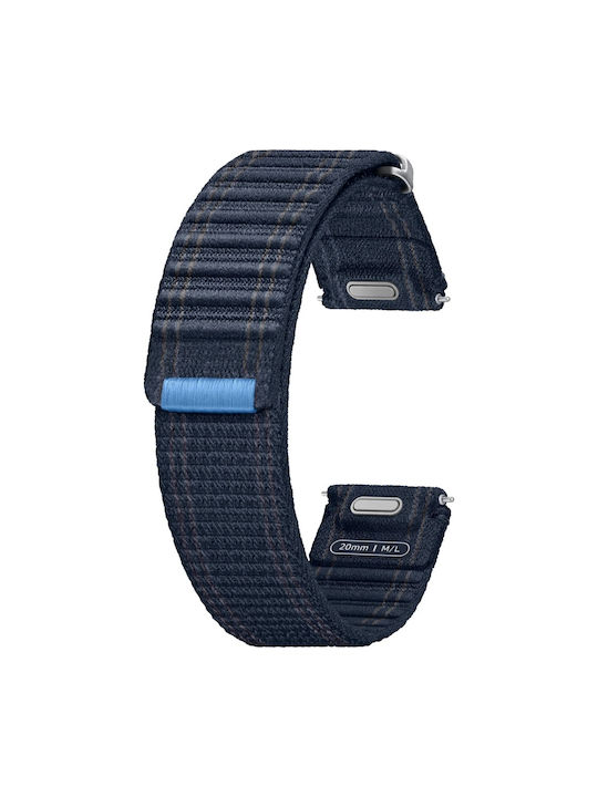 Текстилна каишка Samsung за Galaxy Watch 4 5 6 7 M L синя