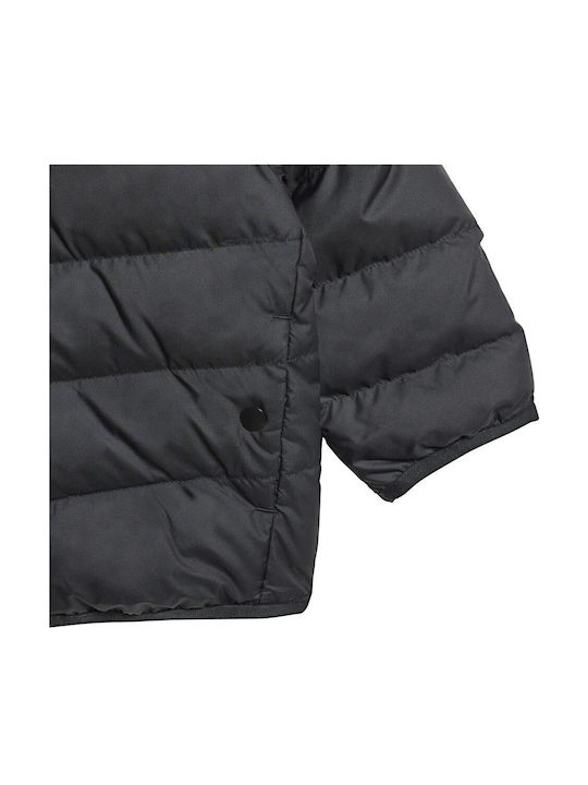 Kinder Sportjacke mit Futter & Kapuze Black Down