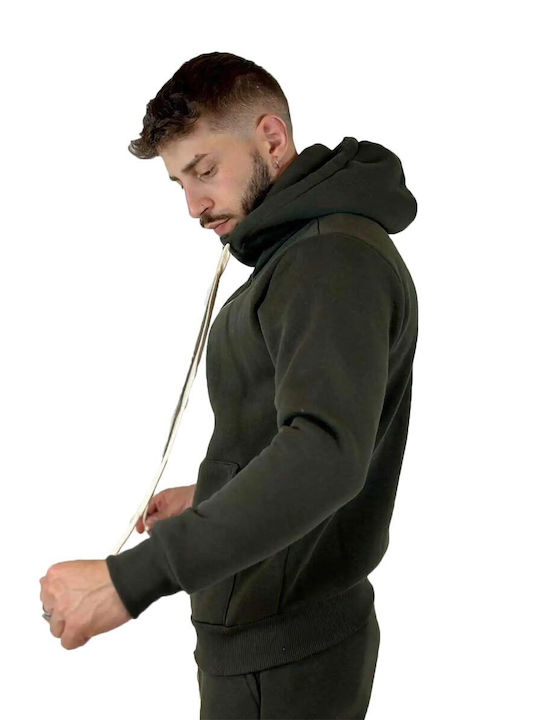 Adon Milano Dark Green with Hood