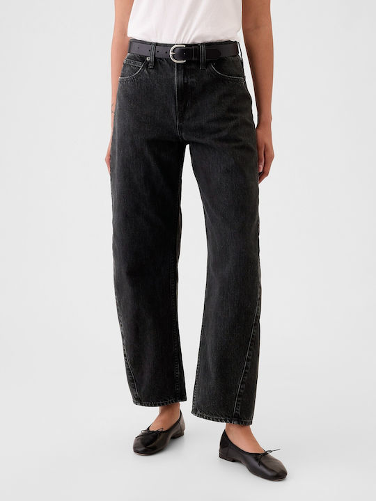 Ψηλόμεσο Γυναικείο Jean Παντελόνι Black