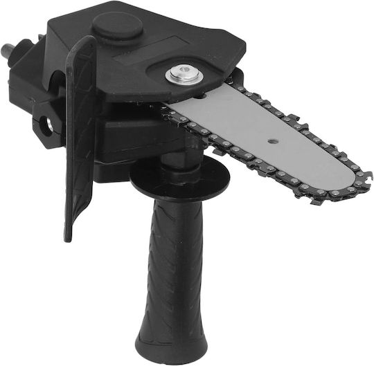 Adaptor pentru fierăstrău cu lanț de 6 inci, conexiune pentru bormașină sau șurubelniță, negru