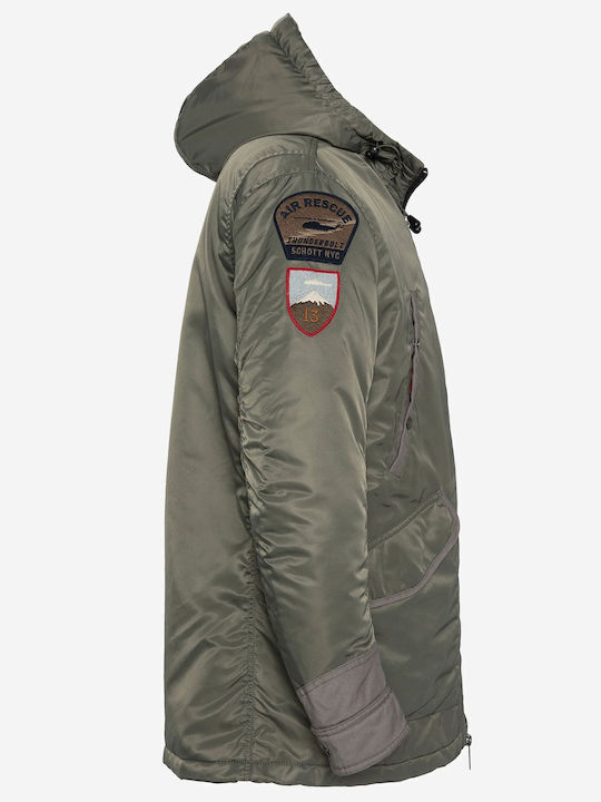 Winter Jacket Parka Khaki