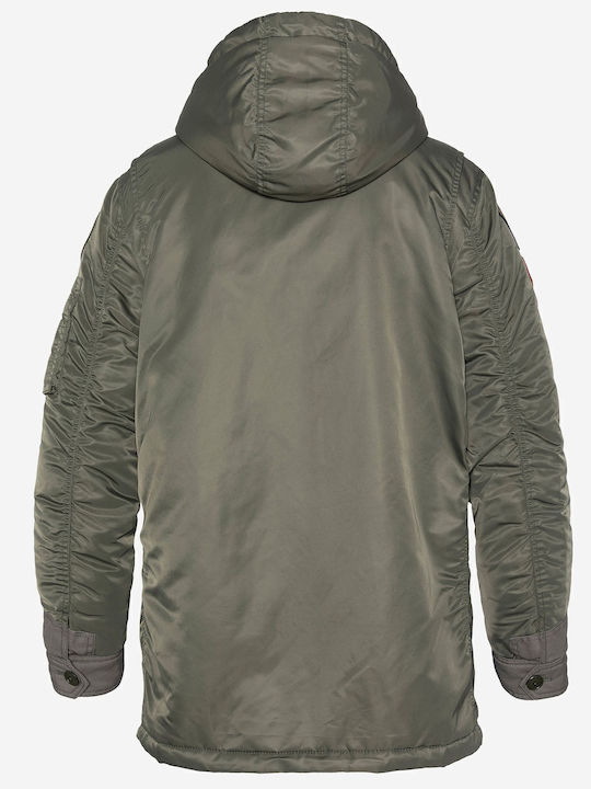 Winter Jacket Parka Khaki