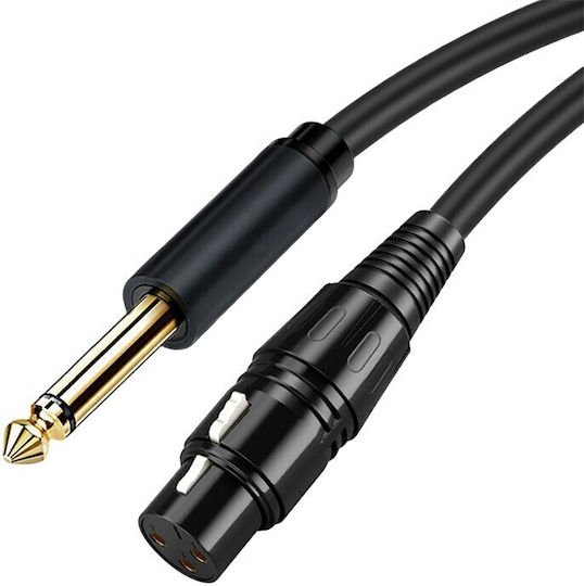 ATC Cable XLR female - 3.5mm male Χρυσό 2m 02.008.0139