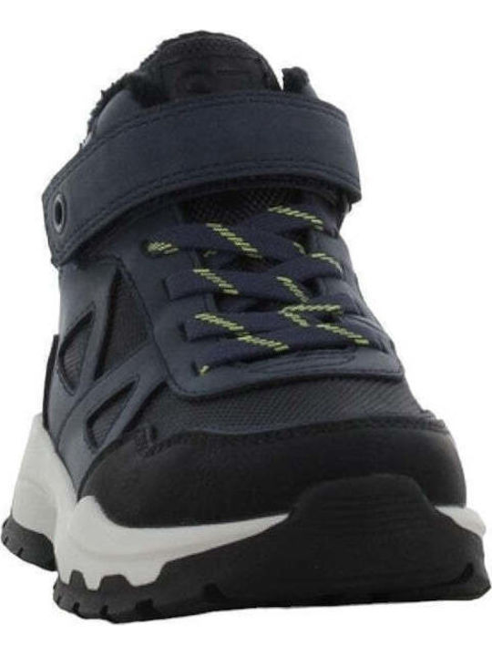 Anatomical Kids Snow Boots with Zipper Black