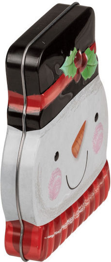 Out of the Blue Snowman Christmas Gift Box for Present Multicolour 14x11cm Snowman