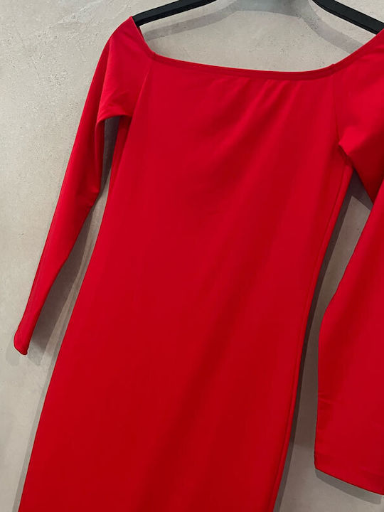 Rochie Midi Roșie