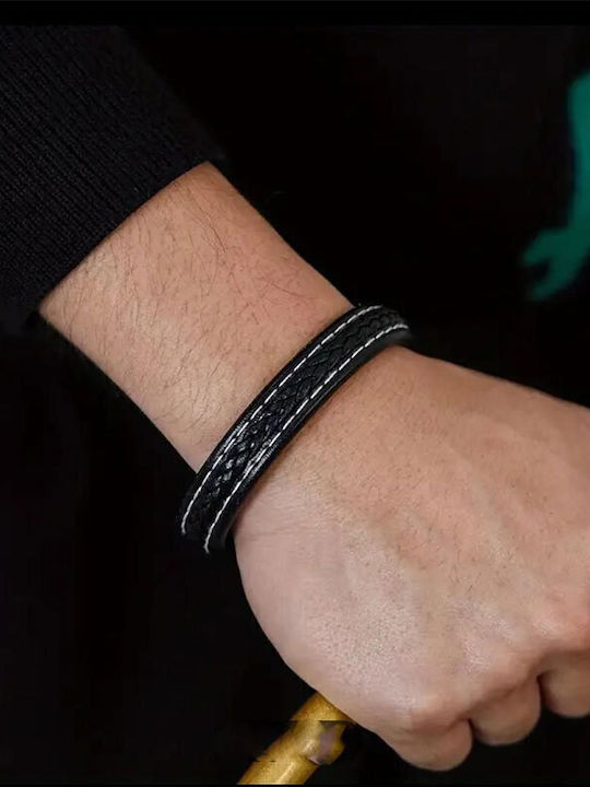 One Bracelet made of Leather