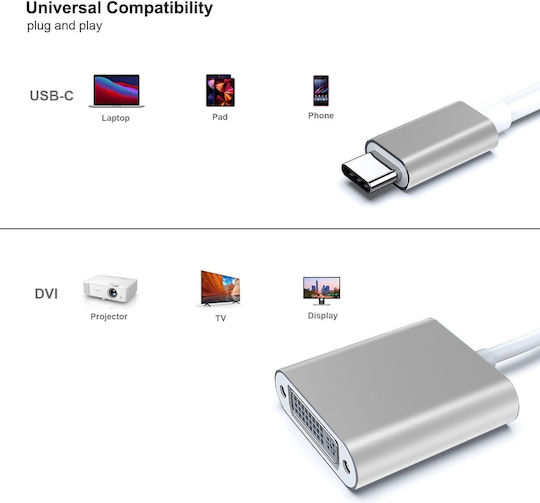 Type-C-zu-DVI-Konverter