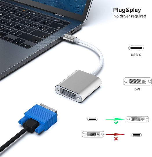 Type-C-zu-DVI-Konverter