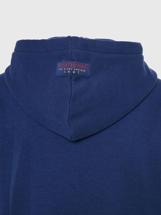 Women's Sweatshirt Hooded Blue