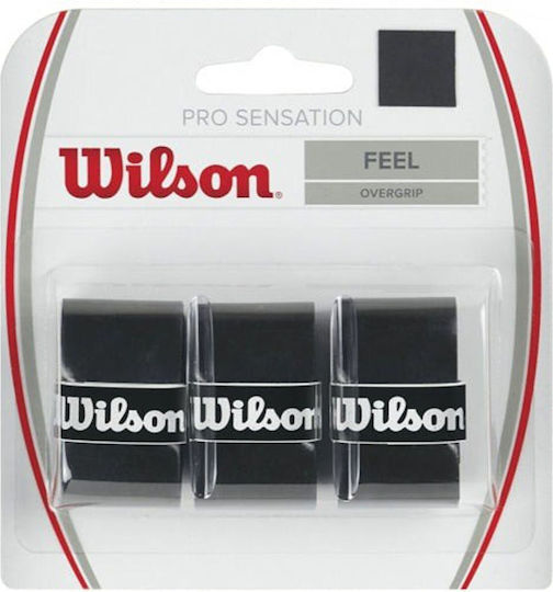 Wilson Sensation Feel Overgrip Black 3pcs