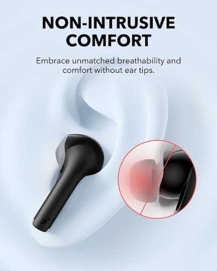 Soundcore by Anker K20i Earbud Bluetooth Handsfree Ακουστικά με Αντοχή στον Ιδρώτα και Θήκη Φόρτισης Μαύρα