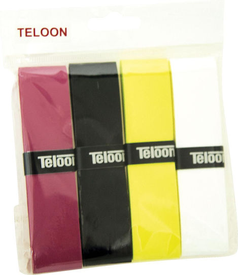 Teloon Extra Overgrip Πολύχρωμα 4τμχ