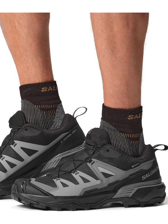 Salomon X Ultra 360 GTX Ανδρικά Ορειβατικά Παπούτσια Αδιάβροχα με Μεμβράνη Gore-Tex Μαύρα