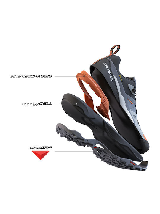 Salomon X Ultra 360 GTX Ανδρικά Ορειβατικά Παπούτσια Αδιάβροχα με Μεμβράνη Gore-Tex Μαύρα