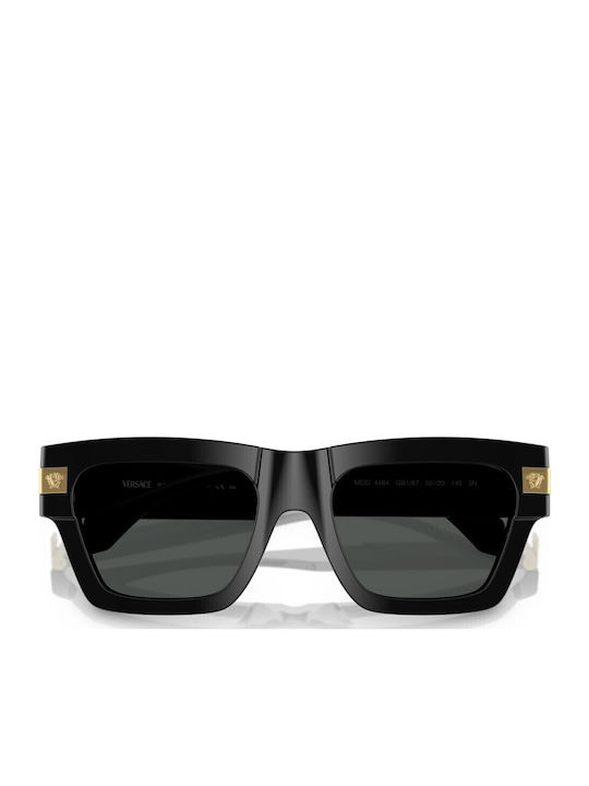 Versace Unisex Γυαλιά Ηλίου με Μαύρο Κοκκάλινο Σκελετό και Γκρι Φακό VE4464 GB1/87
