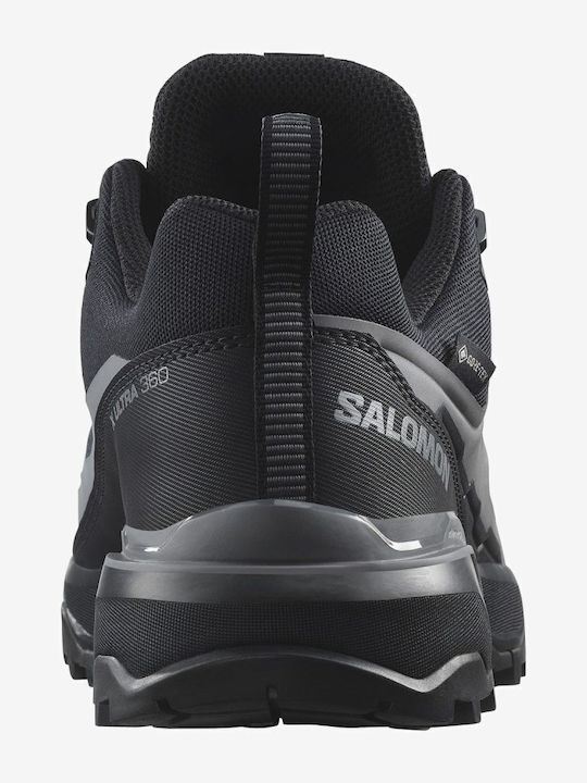 Salomon X Ultra 360 GTX Ανδρικά Ορειβατικά Παπούτσια Αδιάβροχα με Μεμβράνη Gore-Tex Μαύρα