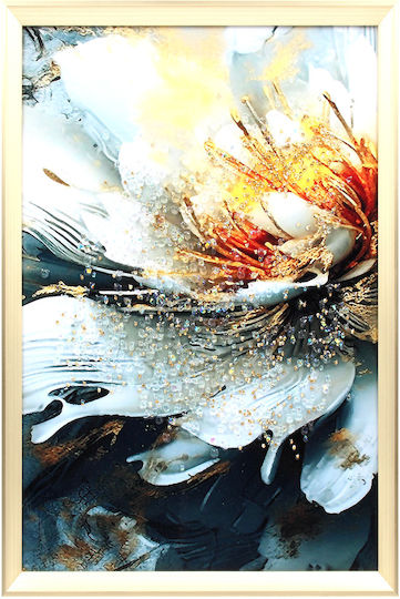 Keskor Threefold Painting Wooden 120x50cm