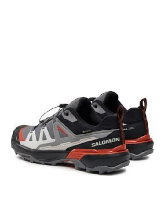 Salomon X Ultra 360 GTX Pantofi De Drumeție Impermeabili Pentru Bărbați Cu Membrana Gore-Tex Gri