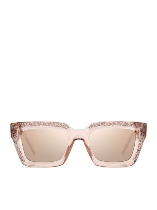 Jimmy Choo Γυαλιά Ηλίου με Κοκκάλινο Σκελετό Jimmy Choo Γυαλιά Ηλίου με Κοκκάλινο Σκελετό