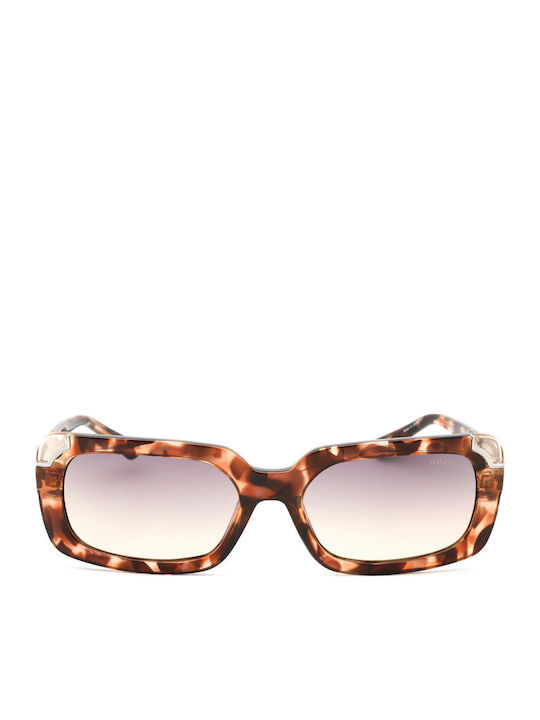 Guess Women's Sunglasses with Brown Tartaruga Plastic Frame and Brown Gradient Lens GU7841 56B
