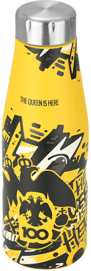 Estia Travel Flask Save the Aegean Bottle Thermos Stainless Steel BPA Free 500ml AEK BC Edition The Queen is Here
