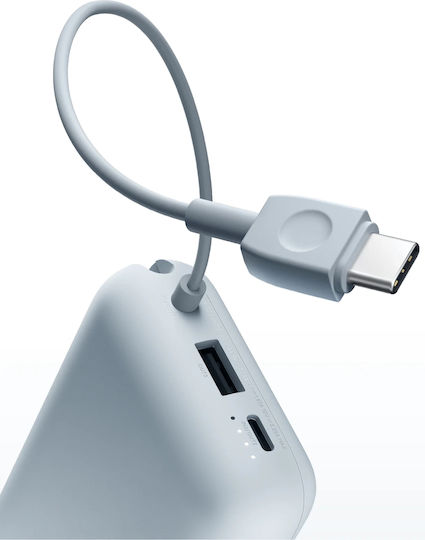 Xiaomi BHR9073GL Integrated Type-C Power Bank 10000mAh 22.5W με Θύρα USB-A και Θύρα USB-C Ice Blue