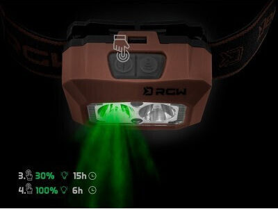Lanterna frontală Delphin Rgw Pro Uc 5 W 200 Lm 1500 Mah