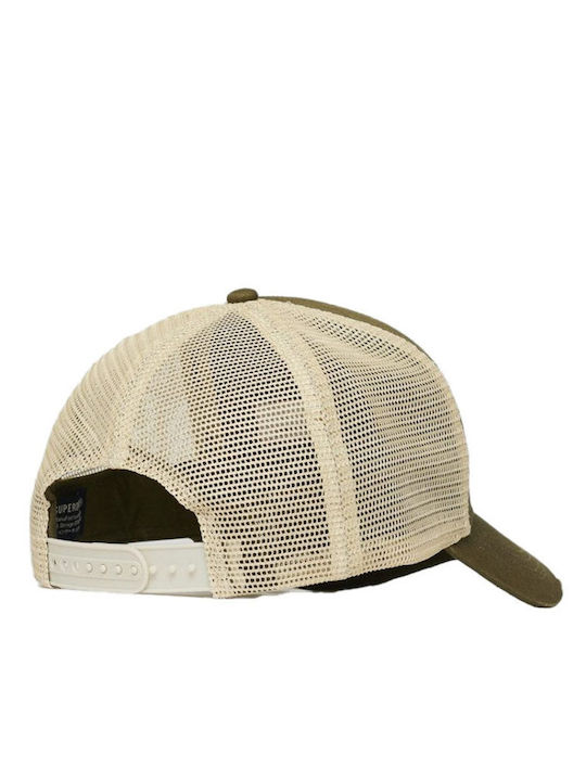 Men's Snapback Trucker Cap Khaki
