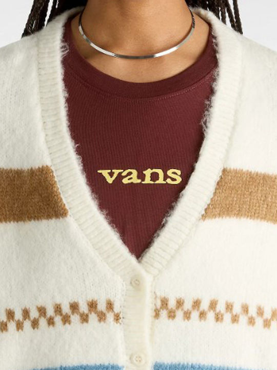 Vans Women's Knitted Cardigan with Buttons White