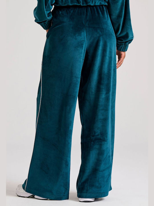 Funky Buddha Sweatpants Velvet Green