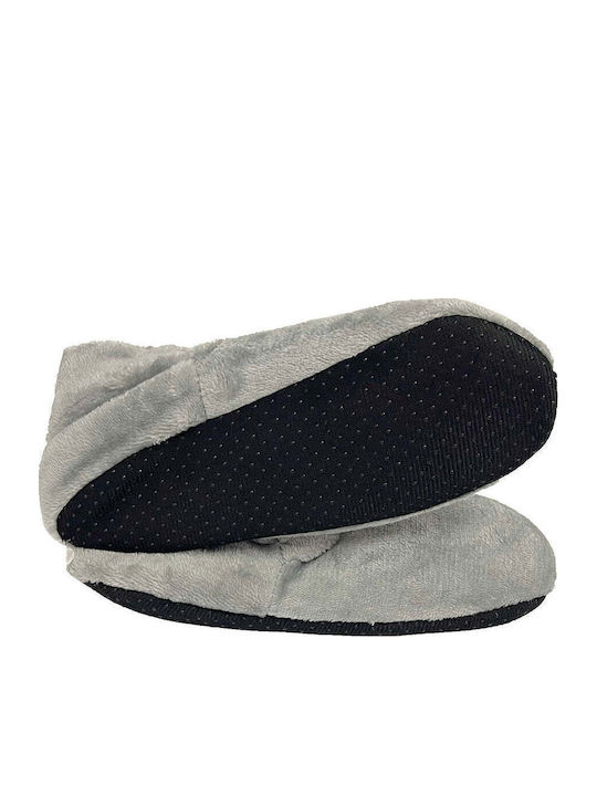 Geschlossene Damen Hausschuhe Gray
