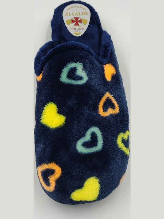 Papuci de Damă de Iarnă Albastru