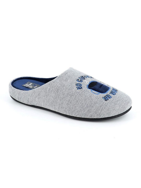 B-Soft Men's Slipper Light Grey