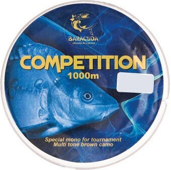 Baracuda Competition Nylon Monofilament 1000 m Braun