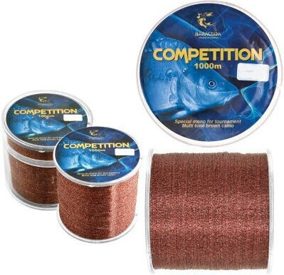 Baracuda Competition Nylon Monofilament 1000 m Braun