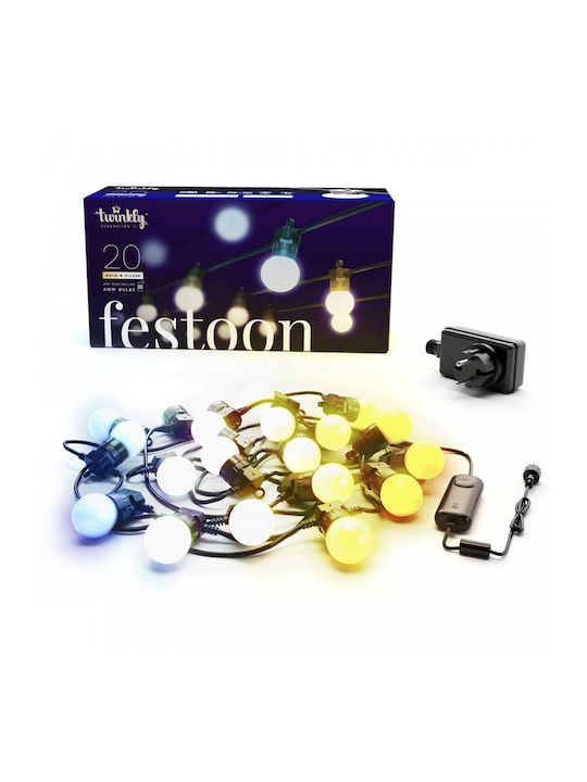 Twinkly Festoon Outdoor Light String 10m