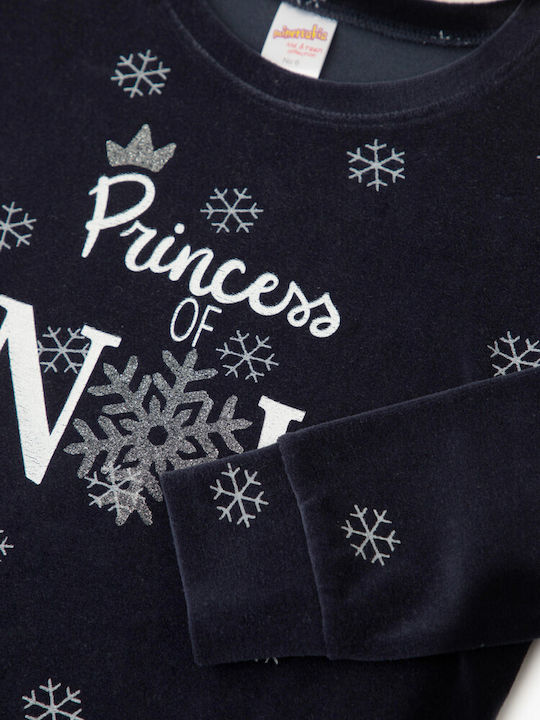 Minerva Kids Pyjamas Winter Velvet Marine Flakes