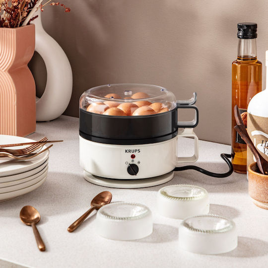 Krups Ovomat Super Egg Cooker 7 Positions White