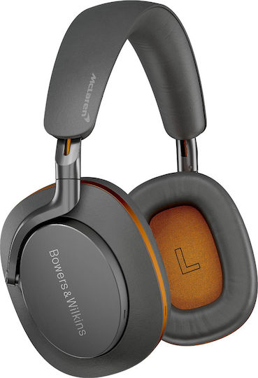 Bowers & Wilkins PX8 McLaren Edition Wireless / Wired Over Ear Headphones with 30 hours of Operation and Quick Charge Orange 14-FP44326