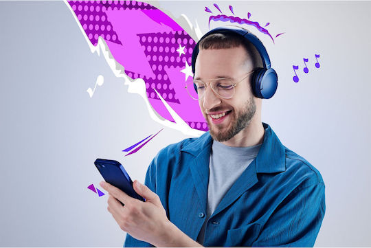 Panasonic Fără fir / Cu fir On Ear Căști cu 72 ore de Funcționare Albastru marin