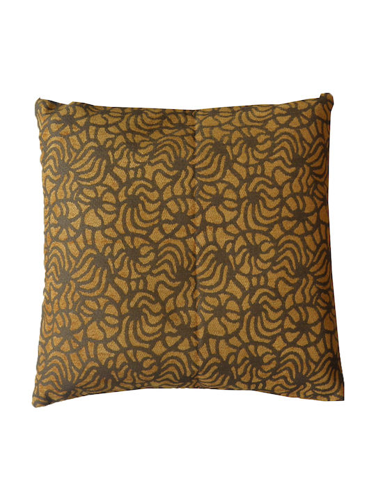 Carven Față De Pernă Auriu 2 Buc 45x45 Cm