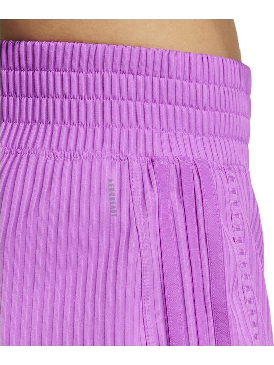Pacer Women's High-waisted Sporty Shorts Purple