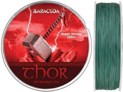 Baracuda Thor 300 m Textilschnur grüne Farbe