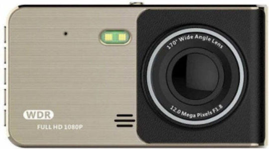 Cameră DVR Auto Ecran 4" Full HD Senzor de Mișcare G-Senzor 15 x 10 x 5cm Negru