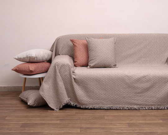 Viopros Armchair Throw 180x150cm Linen
