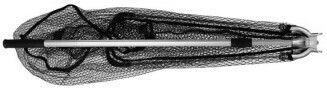 Delphin Triangular Landing Net 60x60 Cm Metal Center 2 Telescopic Sections Total Length 200 Cm