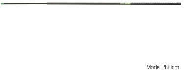 Delphin Hacker Nxt Landing Net Handle 260 Cm 2 Sections
